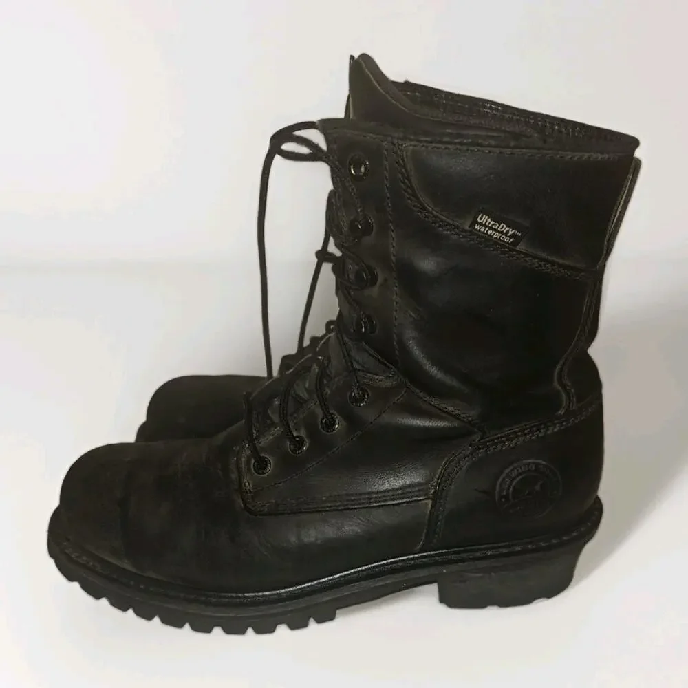Irish Setter by Red Wing Mesabi Black Steel Toe Waterproof Boot 83836 size 12M